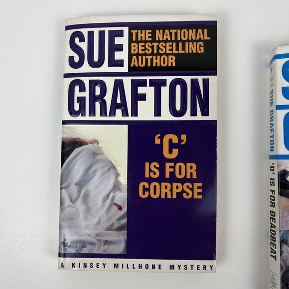 Sue Grafton Paperback Books Alphabet Mystery Kinsey Millhone A-D K Lot of 5 - Picture 7 of 11